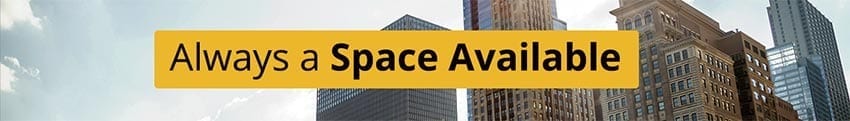 Always a Space Available - Drive Up Rates